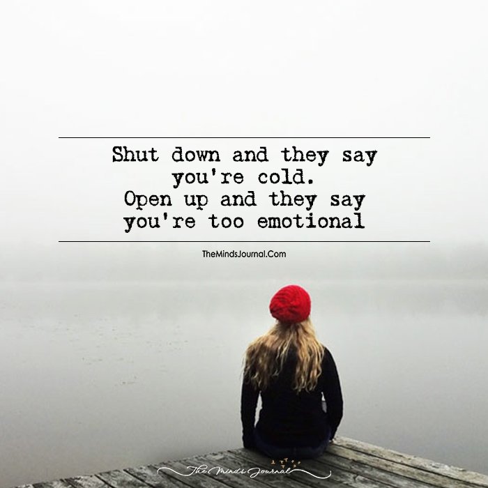 She Was So Much Better At Being Alone