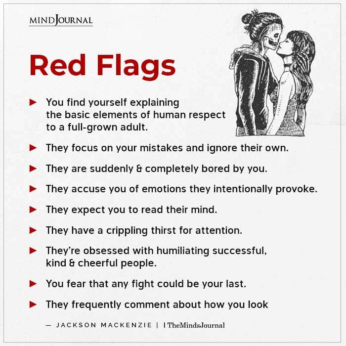 Red Flags- You Find Yourself Explaining The Basic Elements Of Human Respect