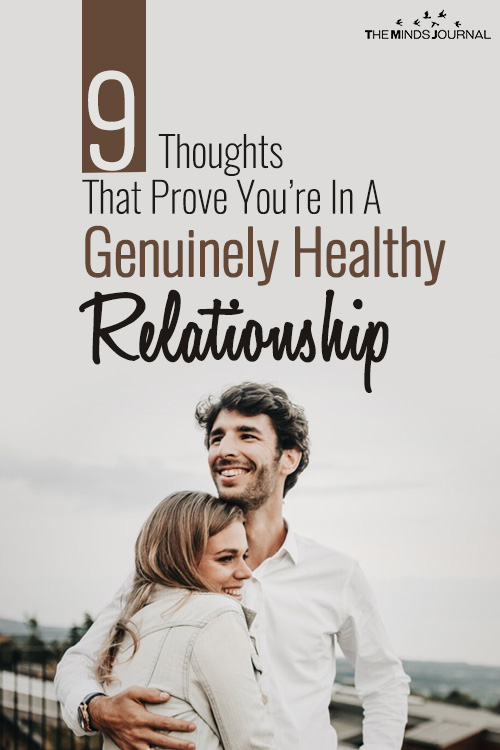 genuinely healthy relationship