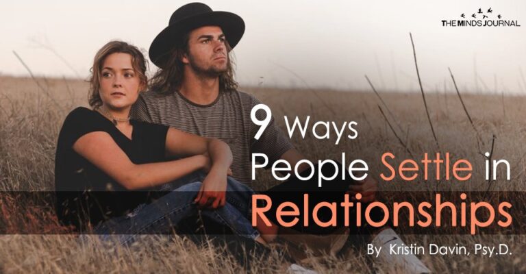 9 Ways People Settle In Relationships