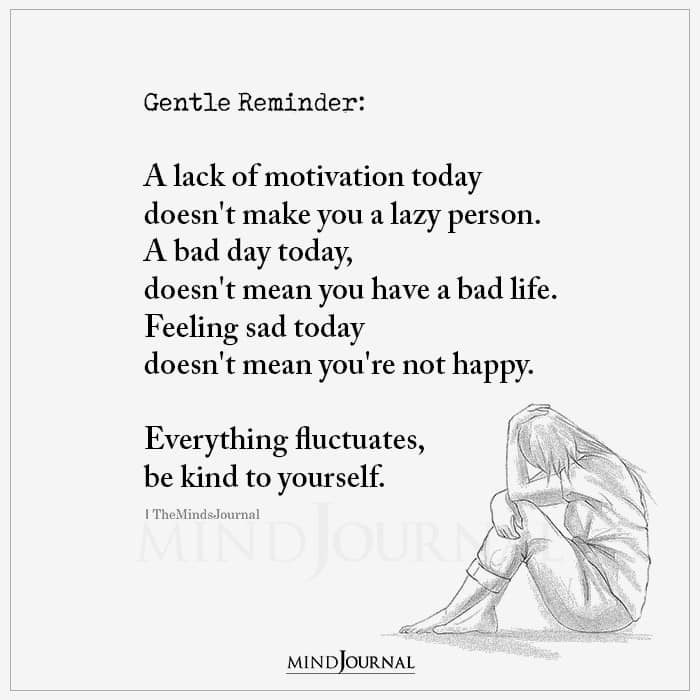 Lack of interest often misunderstood as laziness when it is  actually a subtle sign of depression