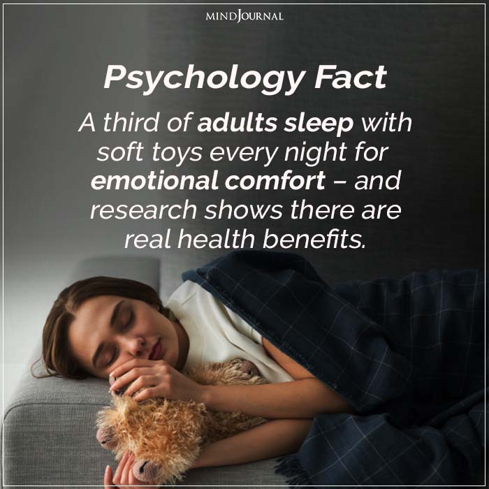 A Third Of Adults Sleep With Soft Toys