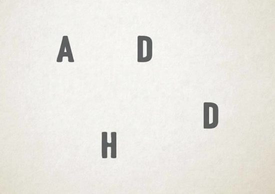 ADHD Typography Images for Mental Disorders