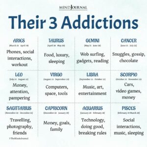 Your Biggest 3 Addictions Based On Your Zodiac Sign