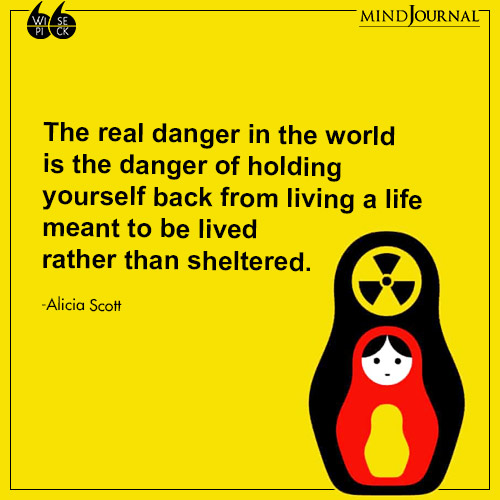 Alicia Scott danger of holding life