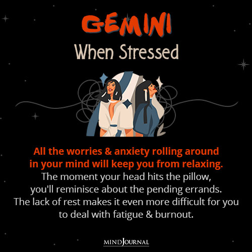 All the worries and anxiety rolling around