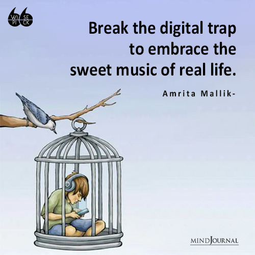 Amrita Mallik break the digital trap