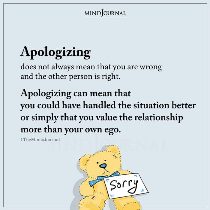 how to apologize