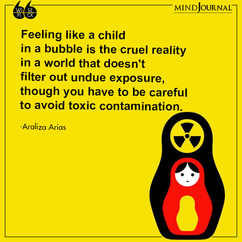 Araliza Arias bubble is the cruel reality
