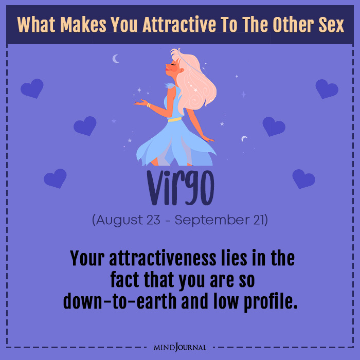 Attractive To The Other Sex Based on Your Zodiac Sign Virgo