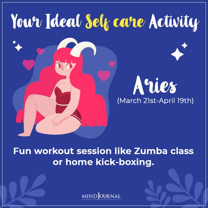 Best Self Care Ideas aries