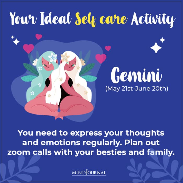 Best Self Care Ideas gemini