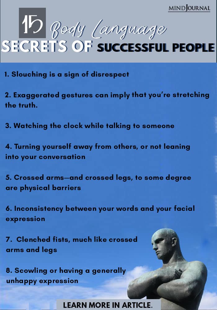 Body Language Secrets Successful People Pin info