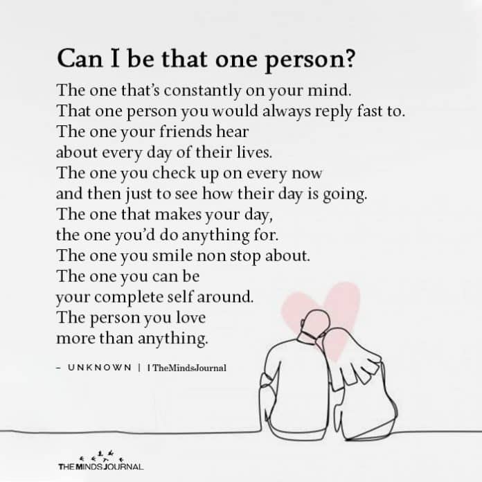 one person