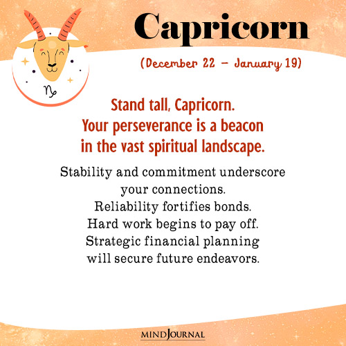 Capricorn Stand tall Capricorn