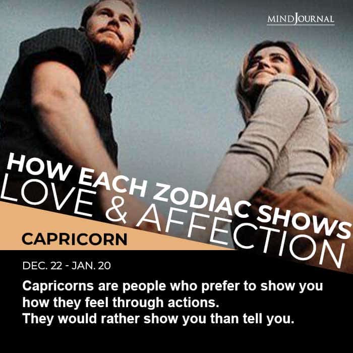 how each zodiac sign shows love