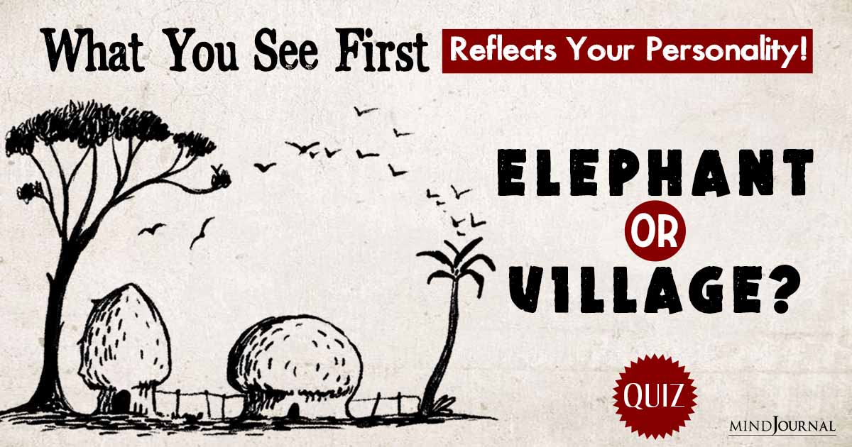 The First Thing You See In This Picture Reveals Secrets About Your Personality and Thoughts: Optical Illusion Personality Test