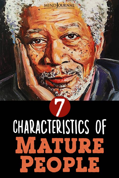 Characteristics Of Mature People pin