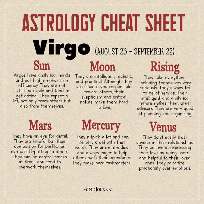 Cheat Sheet virgo