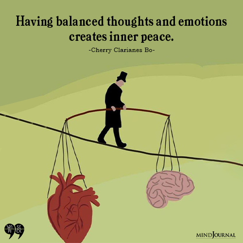 Cherry Clarianes Bo having balanced thoughts