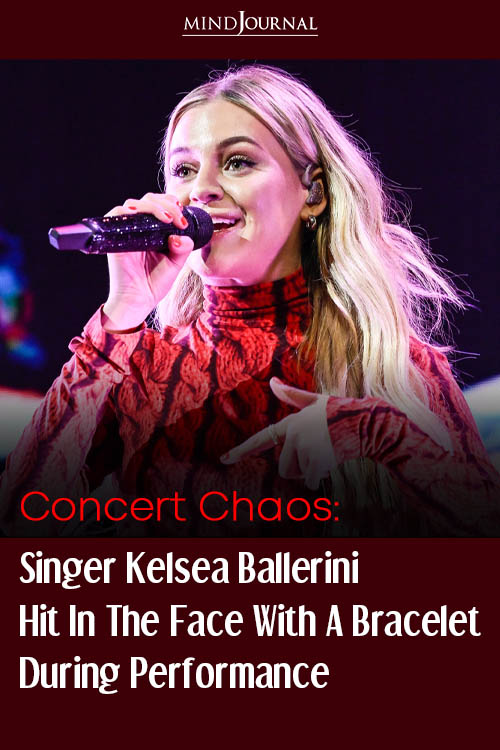 Kelsea Ballerini hit in the face