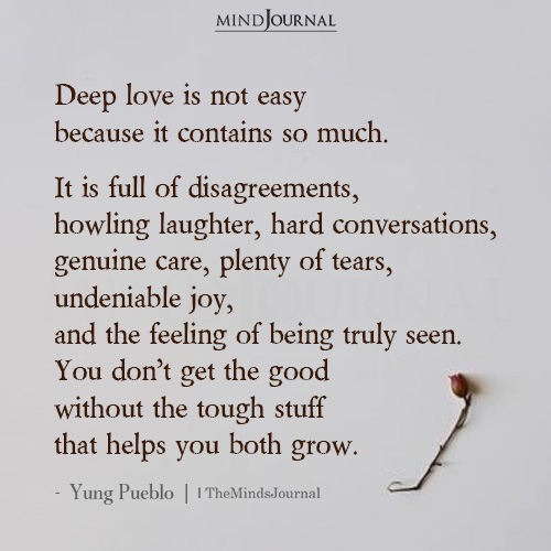 Deep Love Is Not Easy