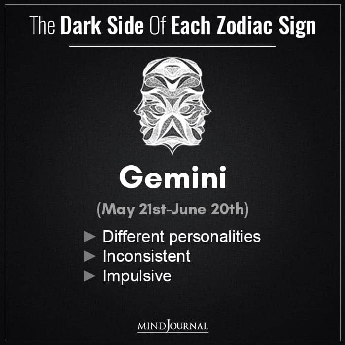 Dark Side of each Zodiac Sign