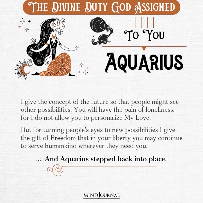 Divine Duty God Assigned To You Aquarius