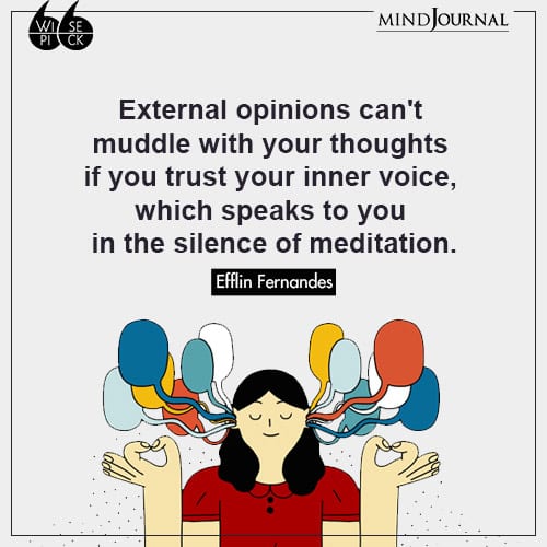 Efflin Fernandes muddle with your thoughts