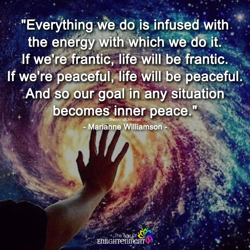  Everything we do is infused with the energy