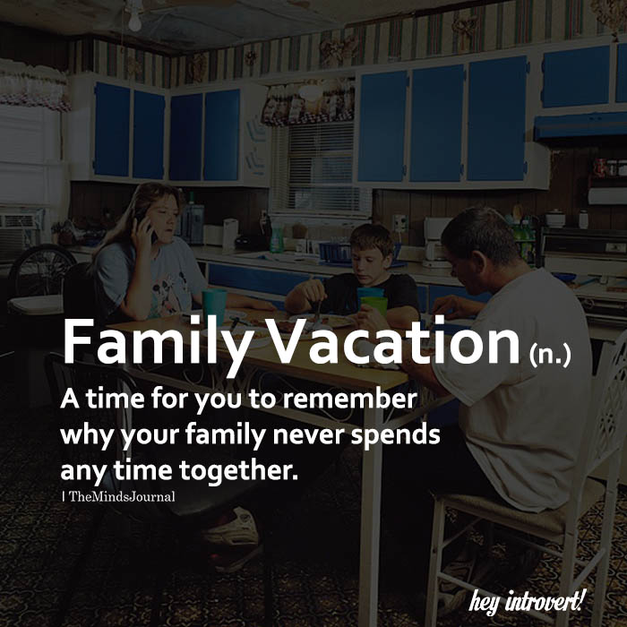 family holiday workaholic habits
