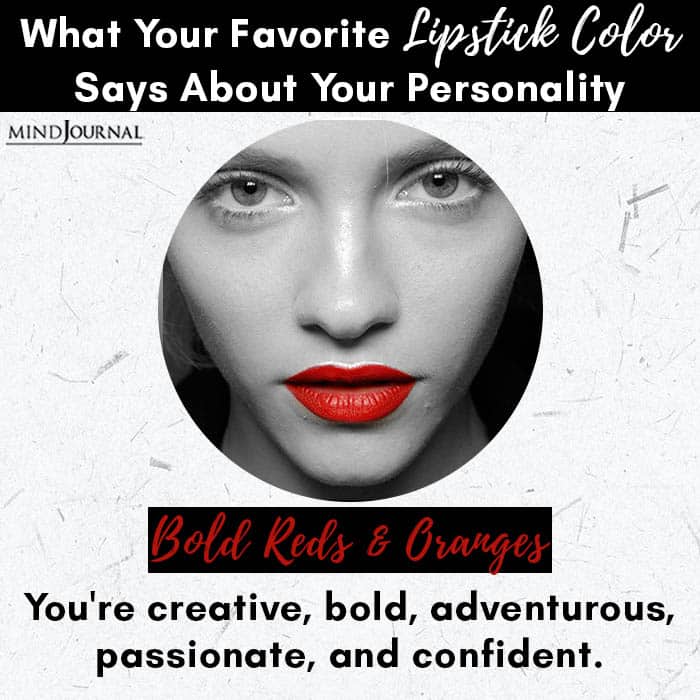 Favorite Lipstick Color Says About Personality bold