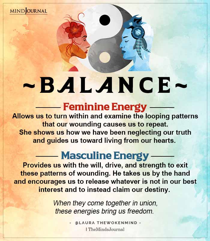 Feminine Energy Allows Us To Turn Within And Examine The Looping Patterns