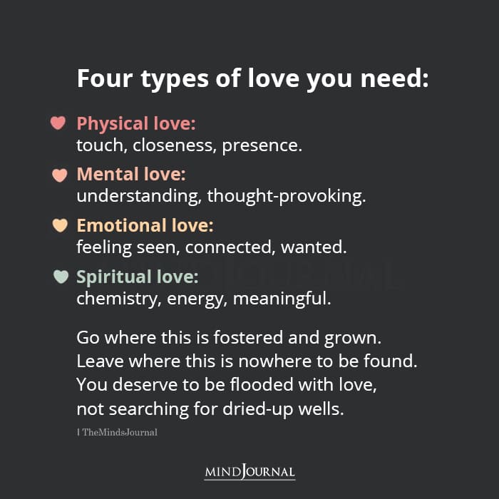 Four Types Of Love You Need