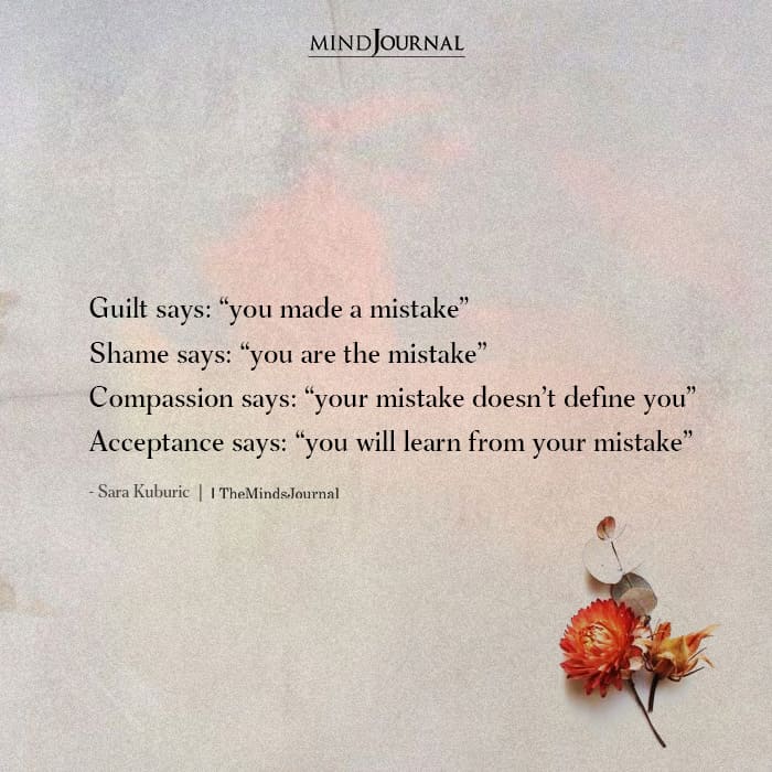 Guilt Says: “You Made A Mistake”