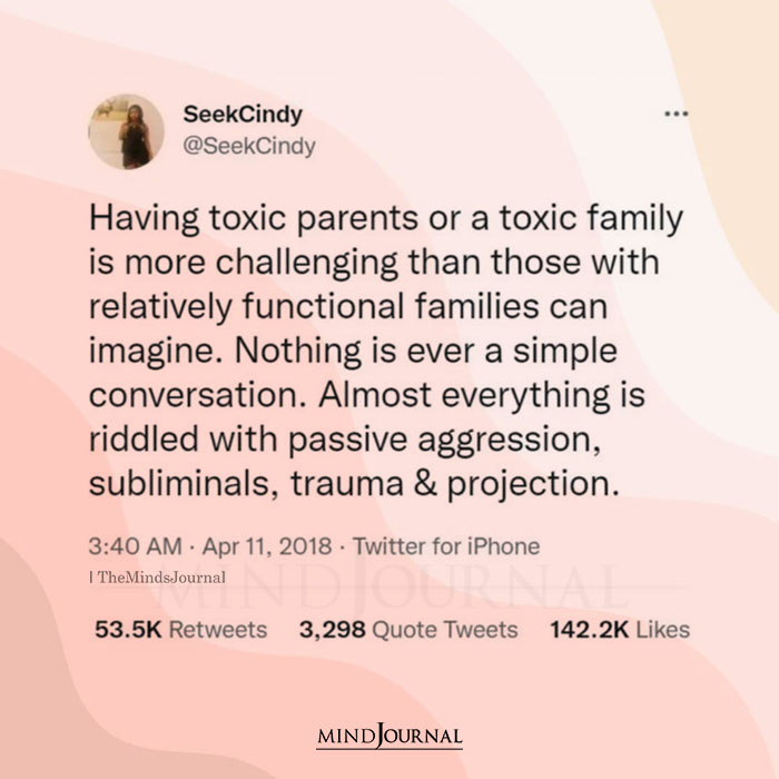 cutting off toxic family