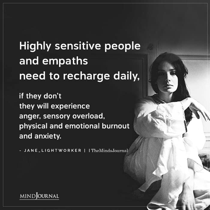 Highly Sensitive People And Empaths Need To Recharge