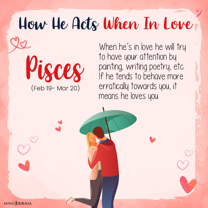 How A Man Acts pisces