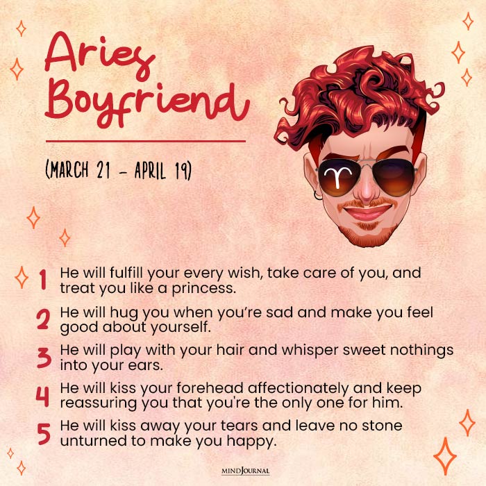 How Boyfriend Treat You aries