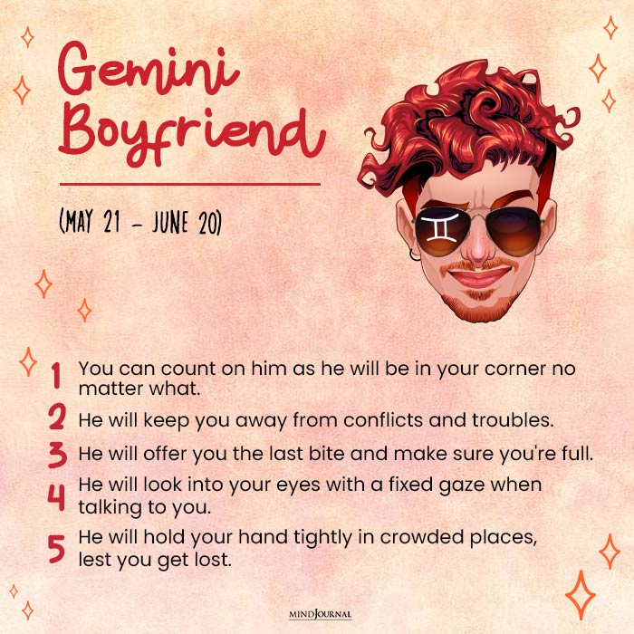 How Boyfriend Treat You gemini