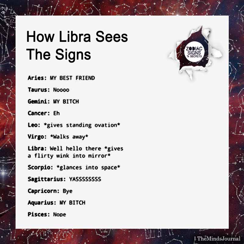 Libra sees the signs