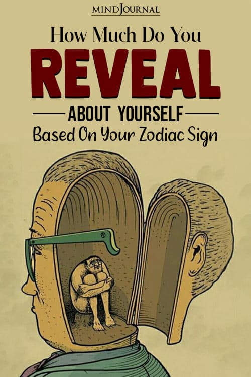 How Much Reveal About Yourself Based Zodiac Sign pin