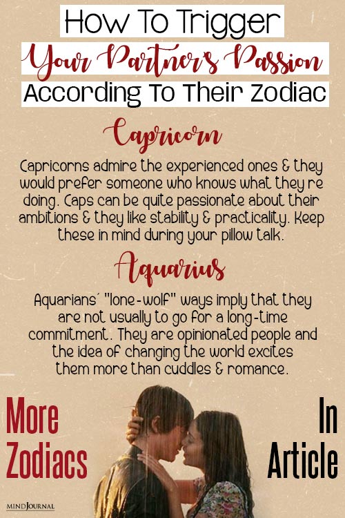 Passionate Side zodiac