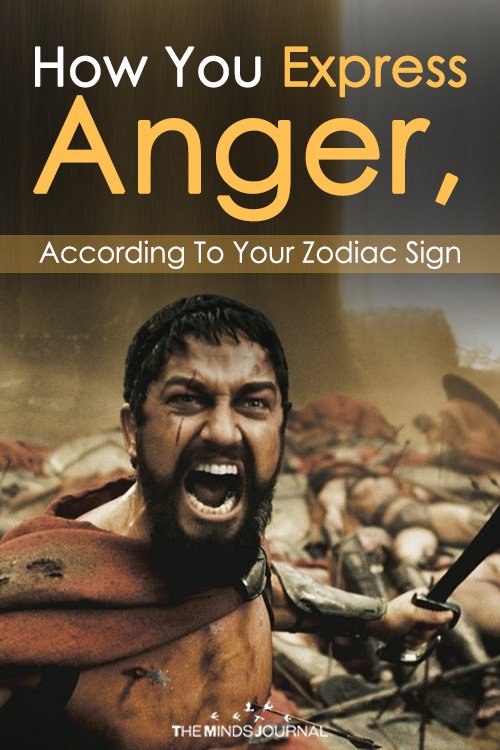 How each zodiac sign act when angry