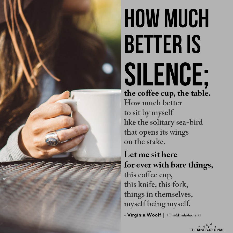 How much better is silence