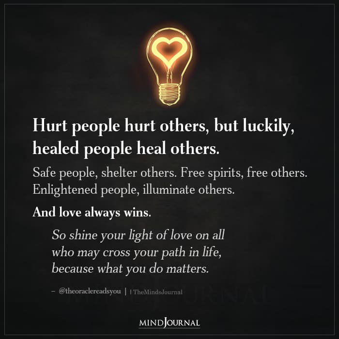 Hurt People Hurt Others