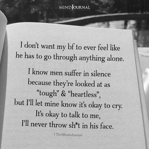 I Don’t Want My Bf To Ever Feel Like