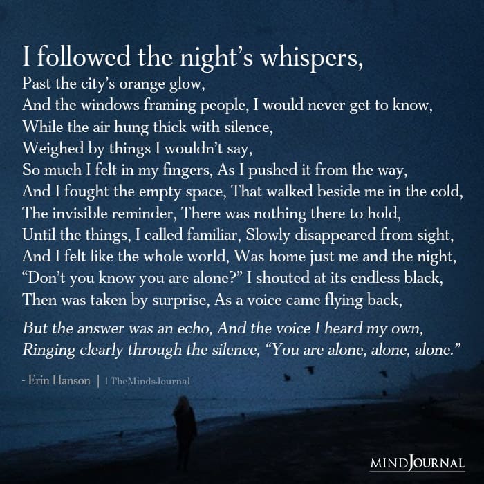 I Followed The Night’s Whispers