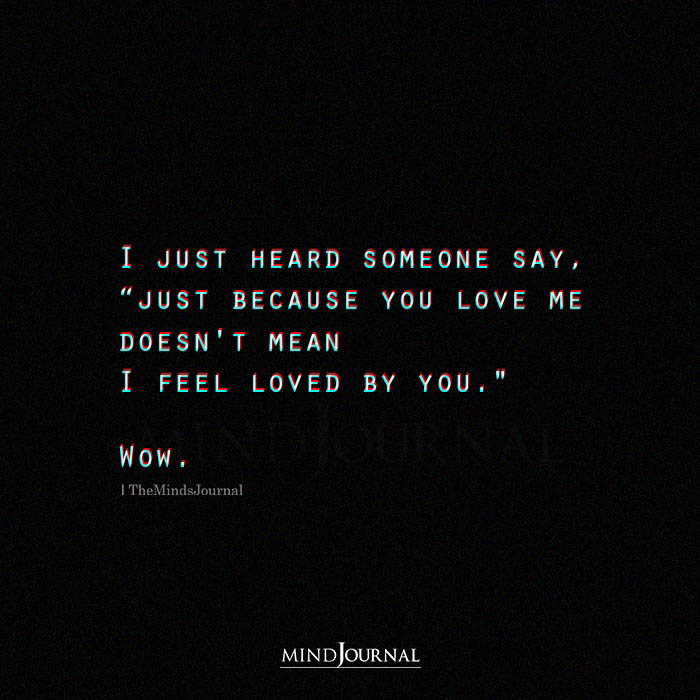 Saying I love you is not enough to form long lasting relationships.