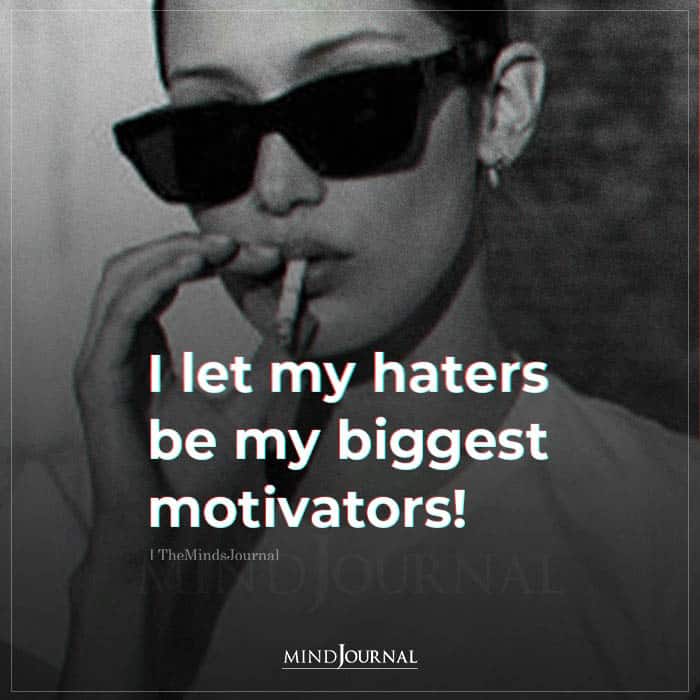 I Let My Haters